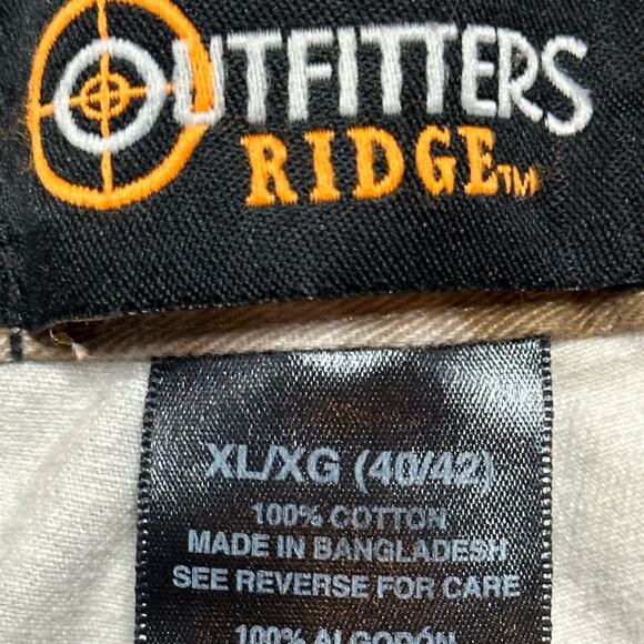 OUTFITTERS RIDGE CAMOUFLAGE STURDY PANT XL SIZE 40/42 - Picture 12 of 13